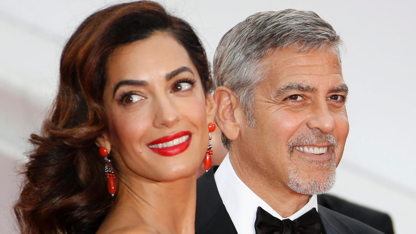 Amal und George Clooney im vergangenen Jahr bei den Filmfestspielen in Cannes.