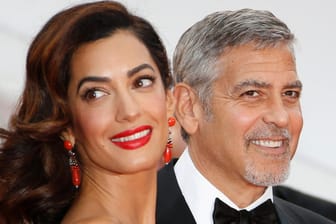 Amal und George Clooney im vergangenen Jahr bei den Filmfestspielen in Cannes.