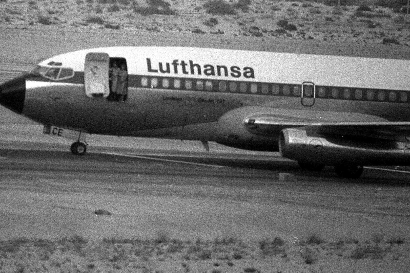 Die Boeing 737 "Landshut" der Lufthansa wurde im Oktober 1977 mit 86 Passagieren an Bord entführt.