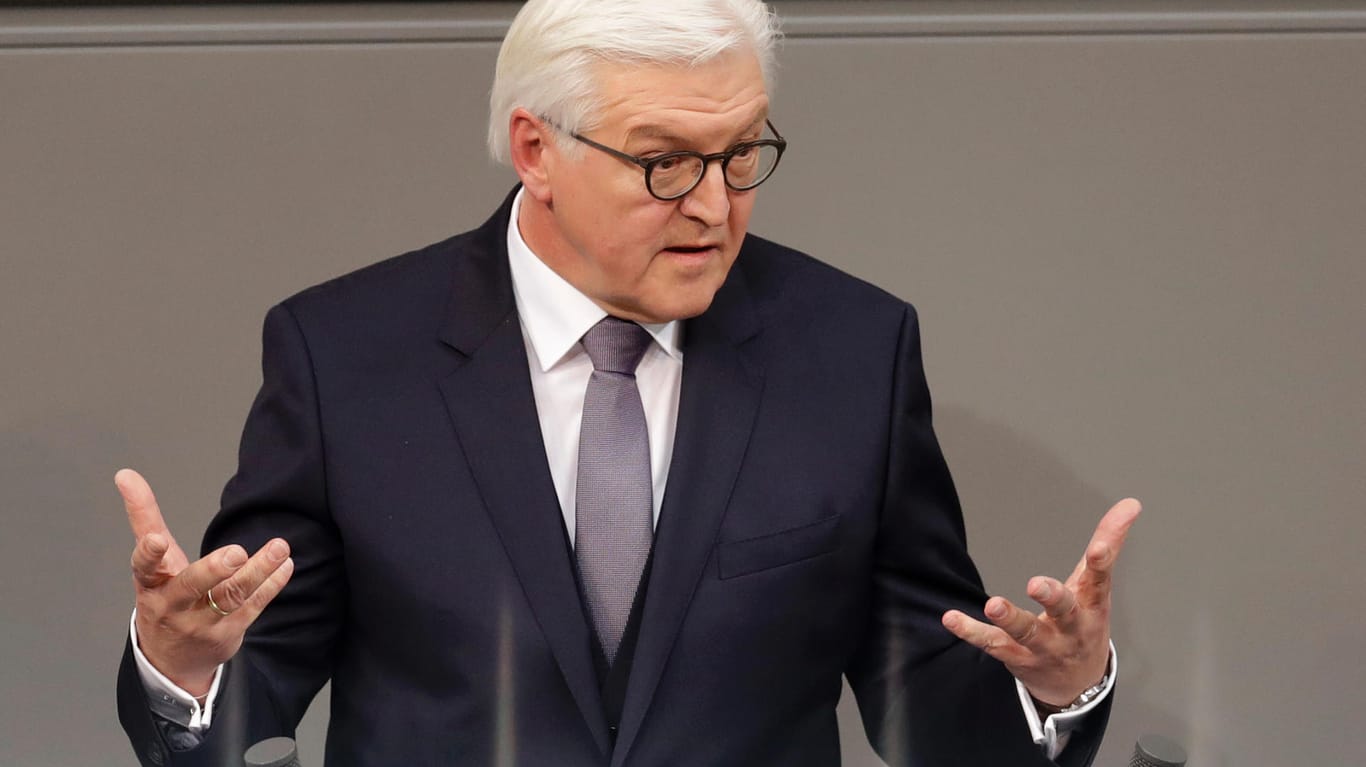 Der neue Bundespräsident Deutschlands nach seiner Wahl.