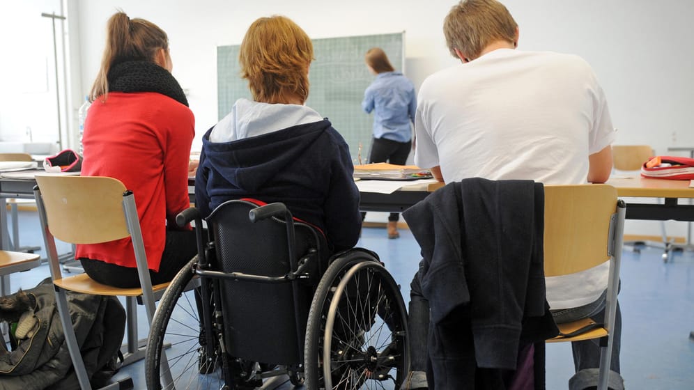 Behinderte und nicht behinderte Schüler werden immer öfter gemeinsam unterrichtet.