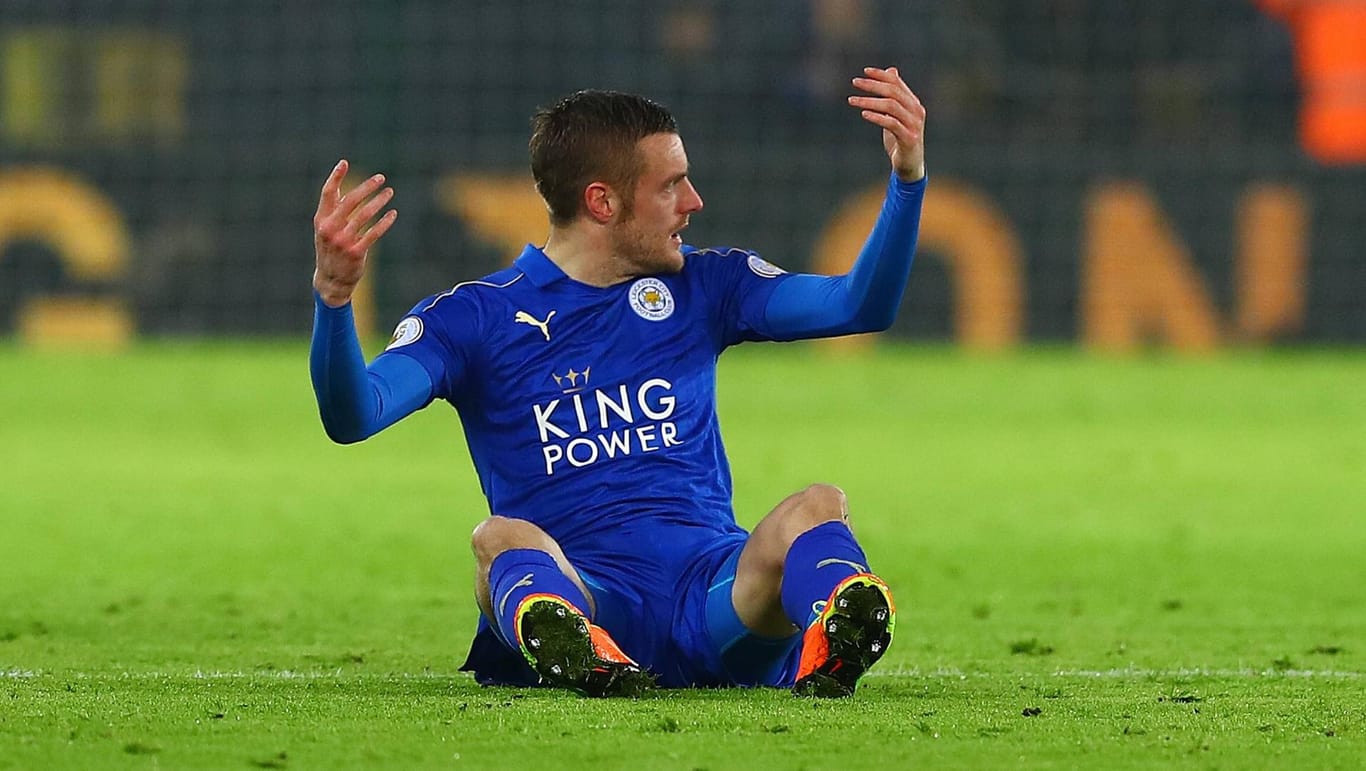 Im freien Fall: Jamie Vardy und Leicester City