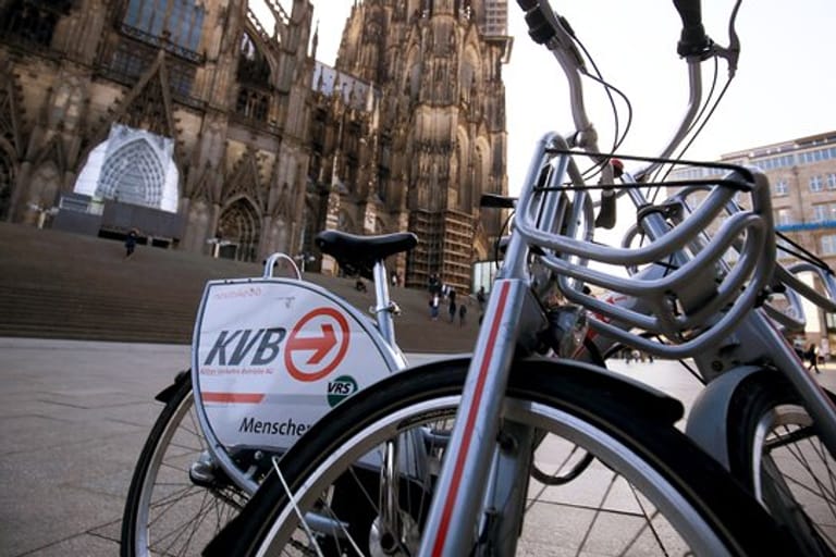 Leihfahrräder der Kölner Verkehrs-Betriebe: Diese sind nun zum Großteil schrott.