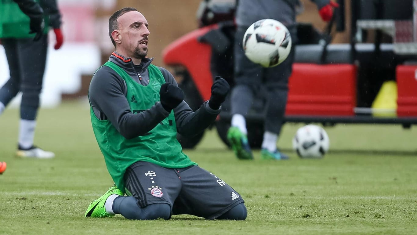 Franck Ribéry kann derzeit noch nicht wieder mit der Mannschaft trainieren.