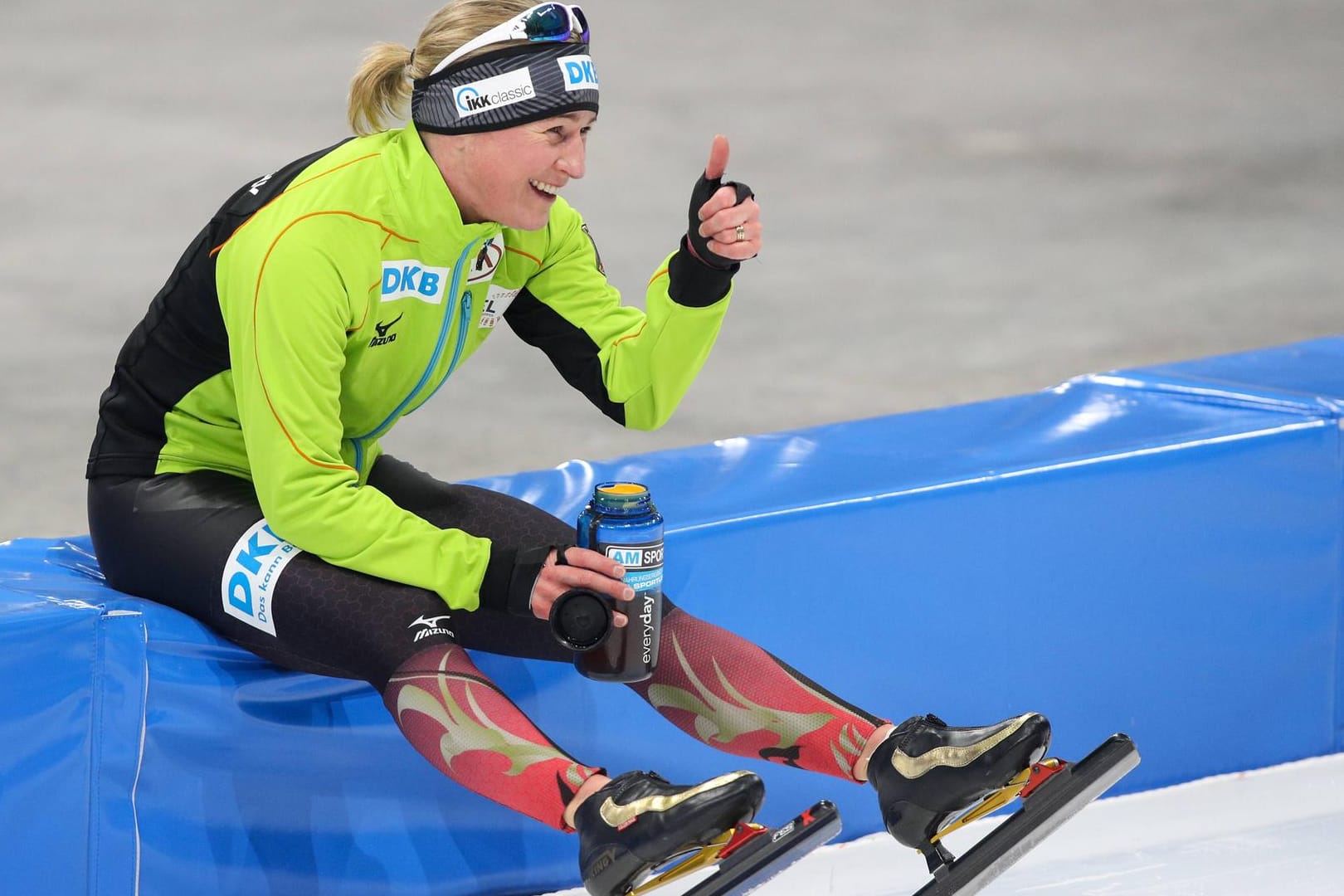 Claudia Pechstein fühlt sich derzeit noch topfit.