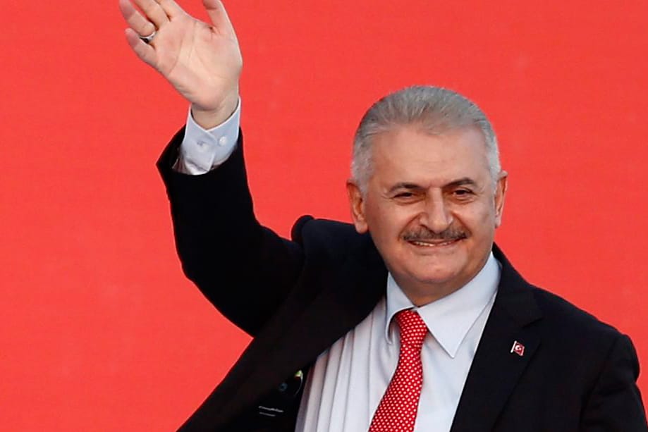 Türkischer Ministerpräsident Binali Yildirim.