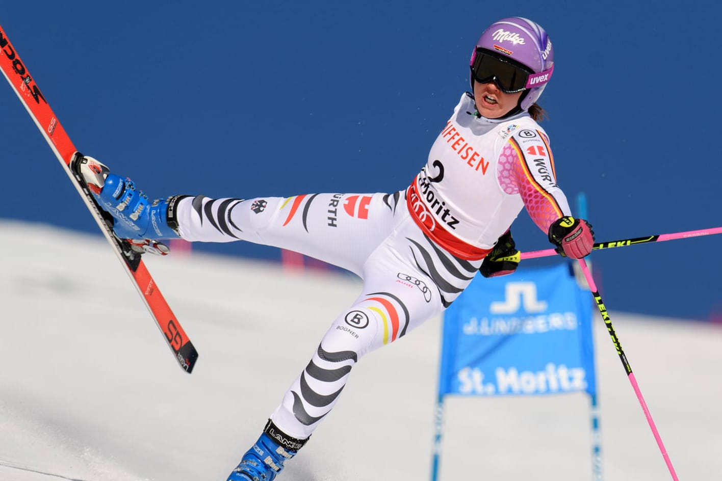 Viktoria Rebensburg ist im Riesenslalom schon im ersten Durchgang ausgeschieden und verlässt die Titelkämpfe in St. Moritz damit ohne Medaille.