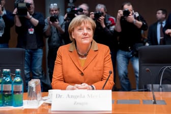 Kanzlerin Merkel vor dem NSA-Untersuchungsausschuss.