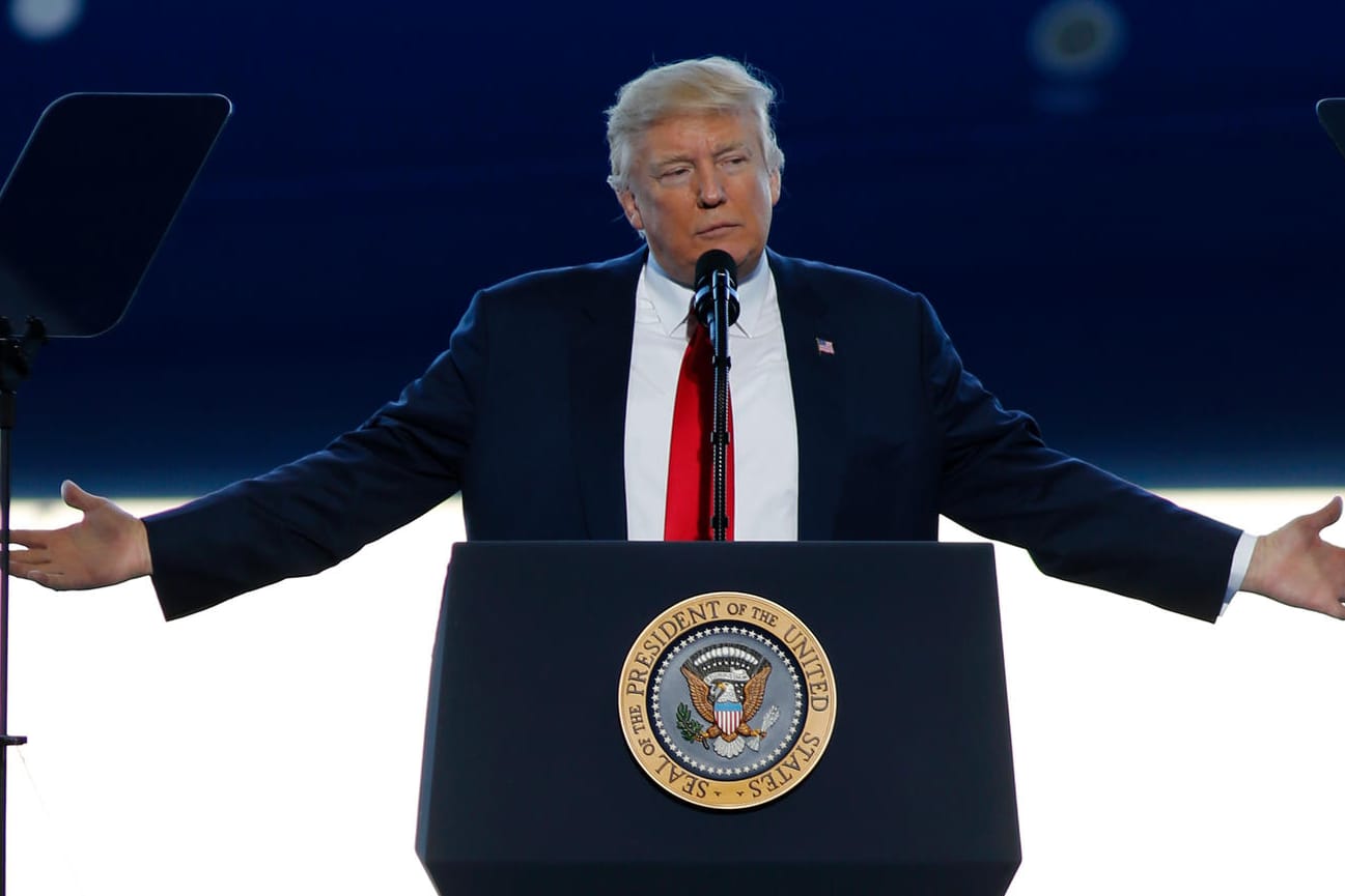 "Was hat er geraucht?" Donald Trump spricht von Problemen in Schweden.
