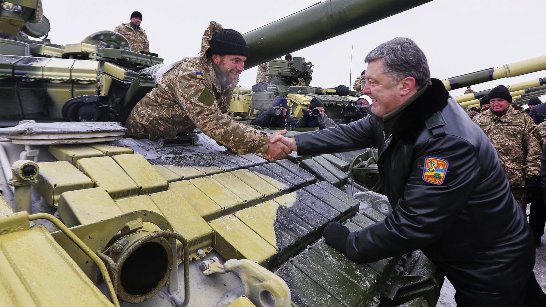 Ukraines Präsident Petro Poroschenko sieht sein Land als Frontkämpfer des Westens.