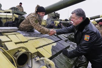 Ukraines Präsident Petro Poroschenko sieht sein Land als Frontkämpfer des Westens.