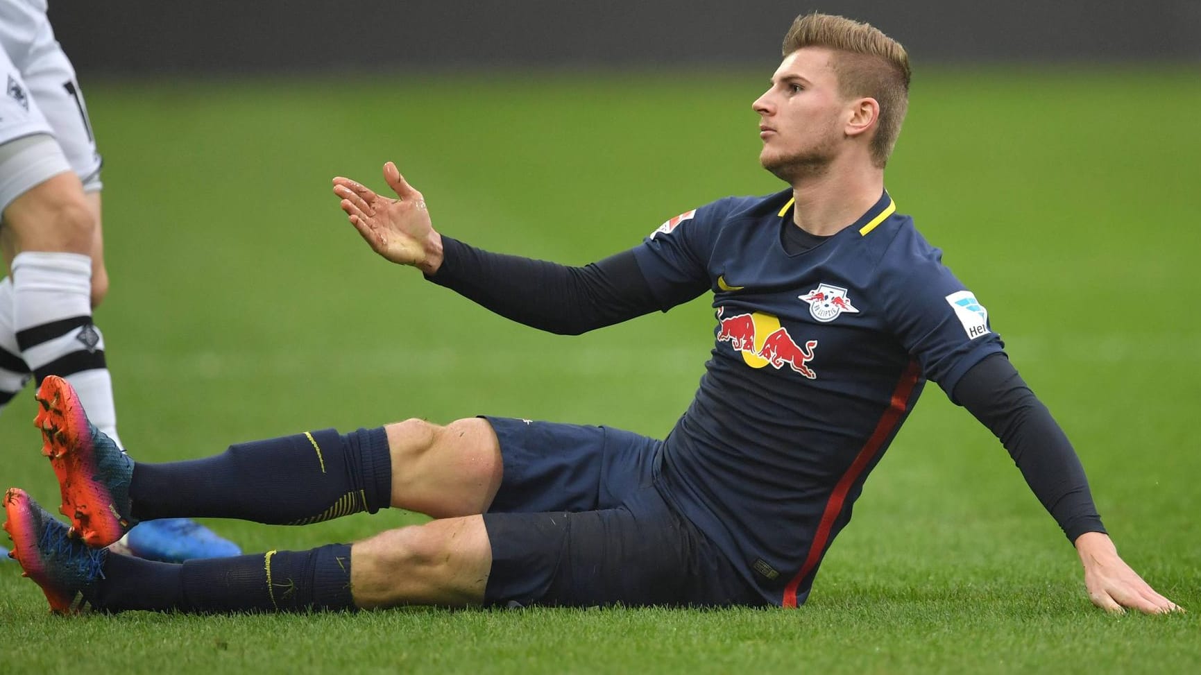 RB-Stürmer Timo Werner ist mit zwölf Toren der erfolgreichste deutsche Angreifer der Bundesliga. RB-Stürmer Timo Werner ist mit zwölf Toren der erfolgreichste deutsche Angreifer der Bundesliga.