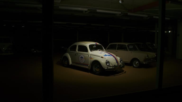 Spotlight an: Der legendäre Käfer namens Herbie stand immer im Mittelpunkt