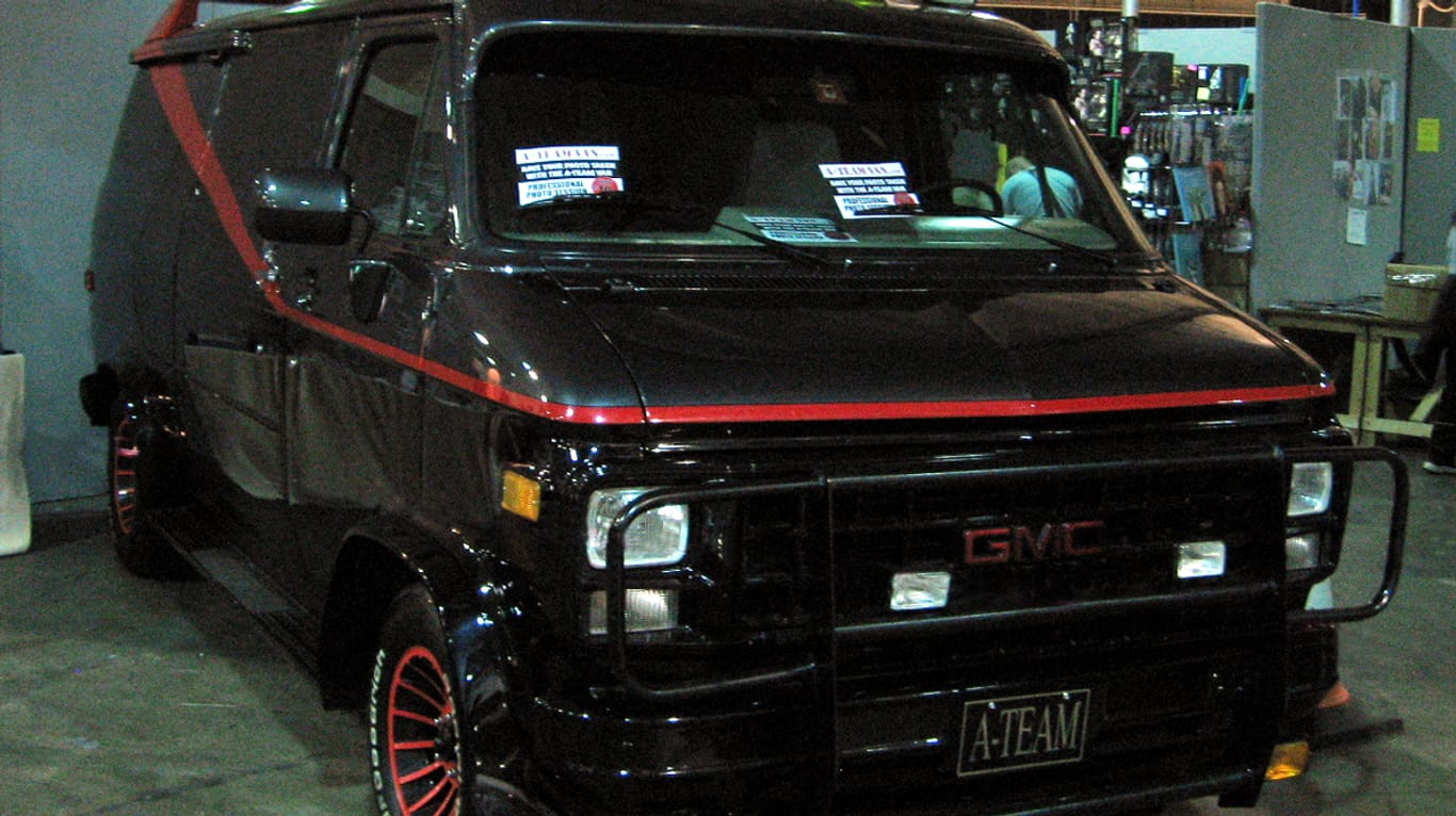 Der Van des A-Teams ist ein GMC Van der 1983er G-series