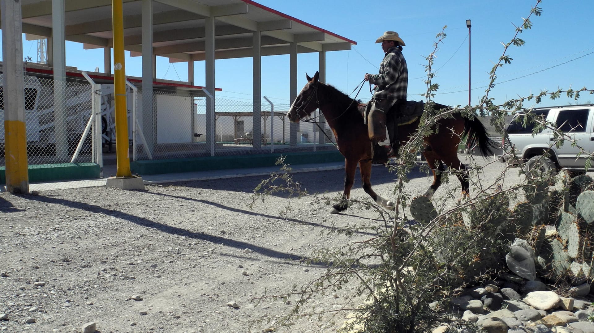 Grenze zwischen den USA und Mexiko bei Boquillas del Carmen.