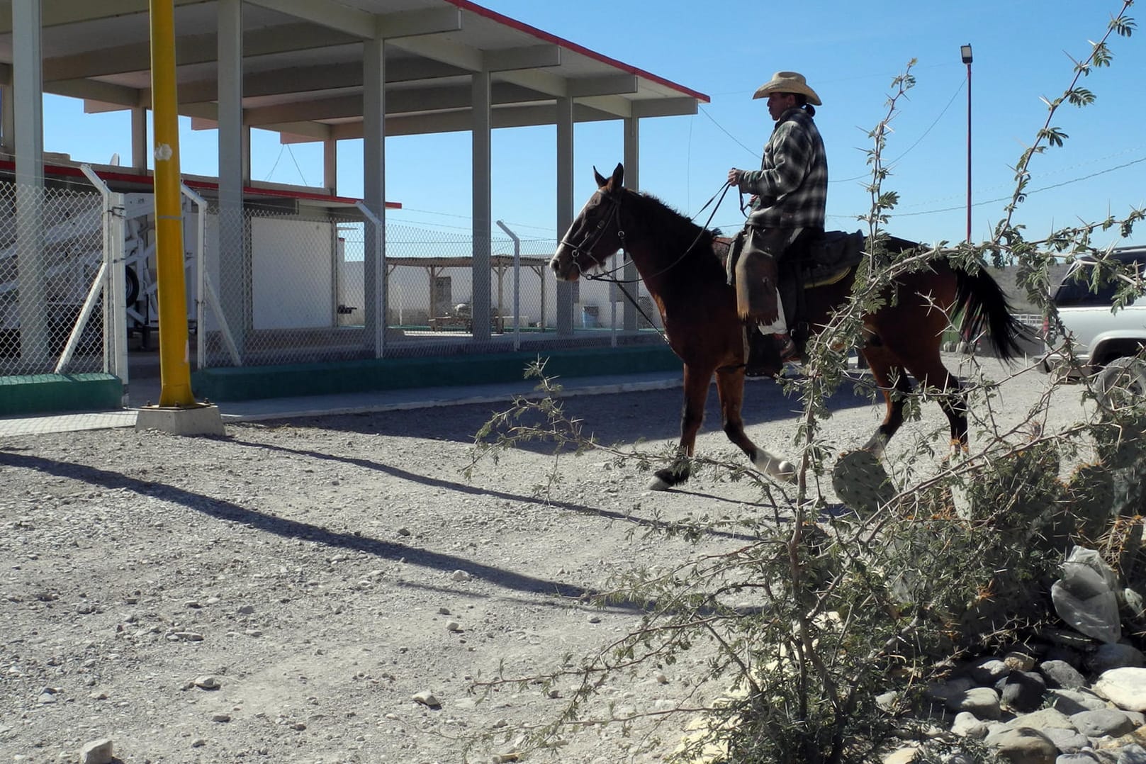 Grenze zwischen den USA und Mexiko bei Boquillas del Carmen.
