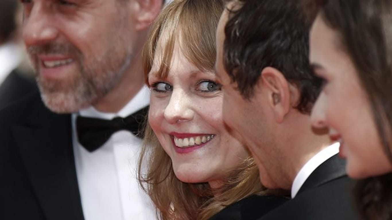 Maren Ade beim Festival in Cannes, wo ihr Film "Toni Erdmann" Weltpremiere feierte.