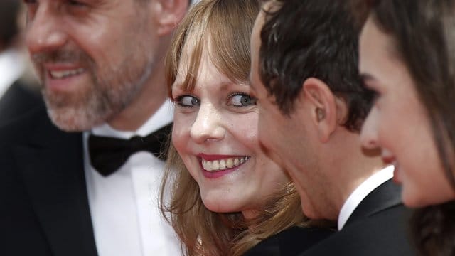 Maren Ade beim Festival in Cannes, wo ihr Film "Toni Erdmann" Weltpremiere feierte.