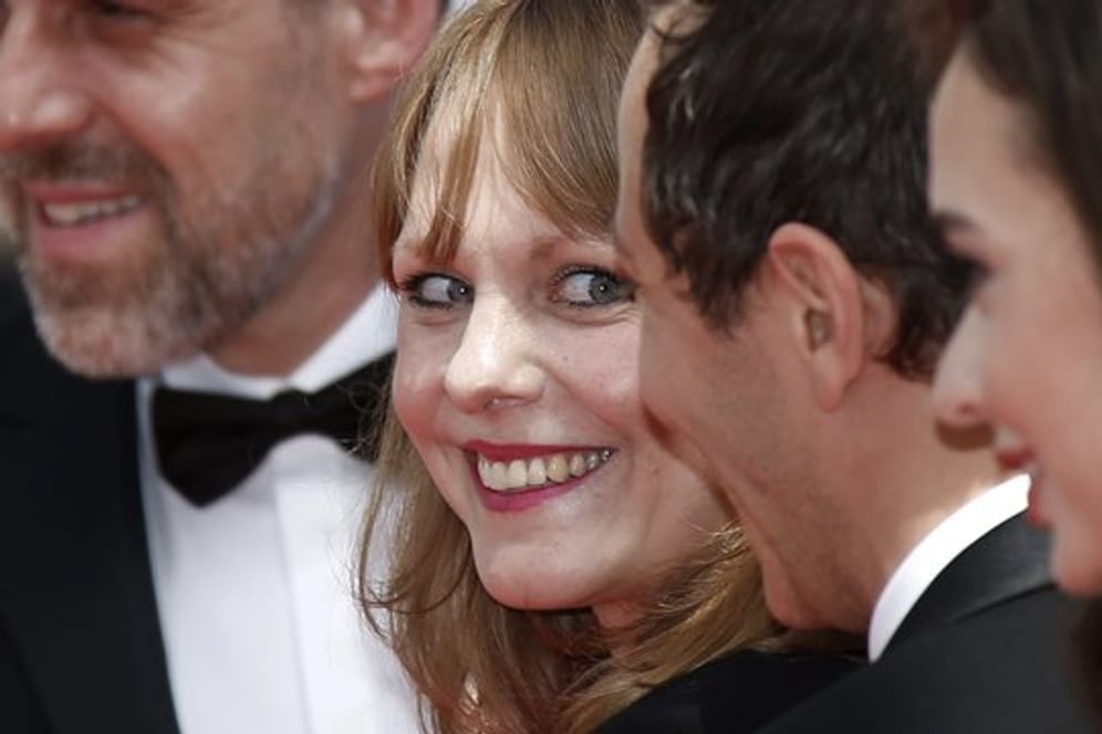 Maren Ade beim Festival in Cannes, wo ihr Film "Toni Erdmann" Weltpremiere feierte.