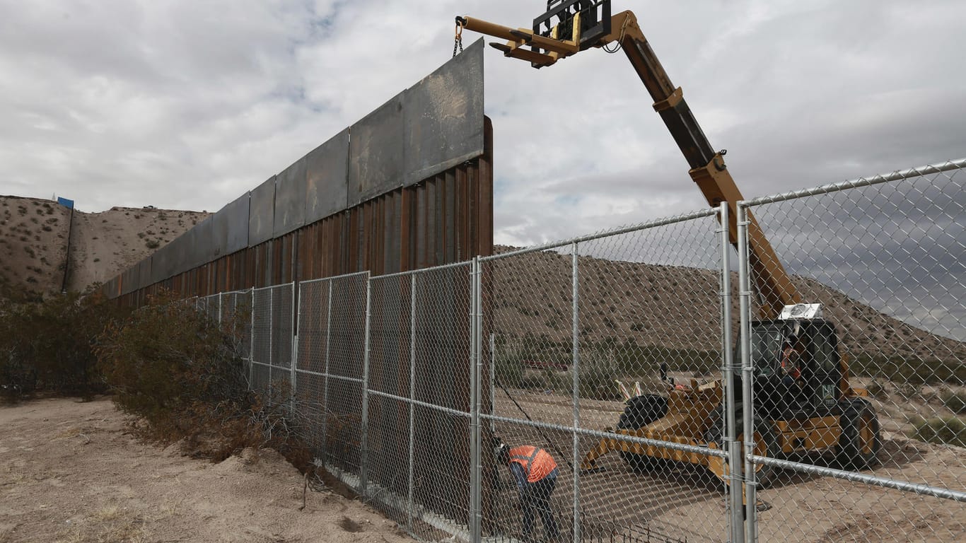 Grenzzaun zwischen den USA und Mexiko.