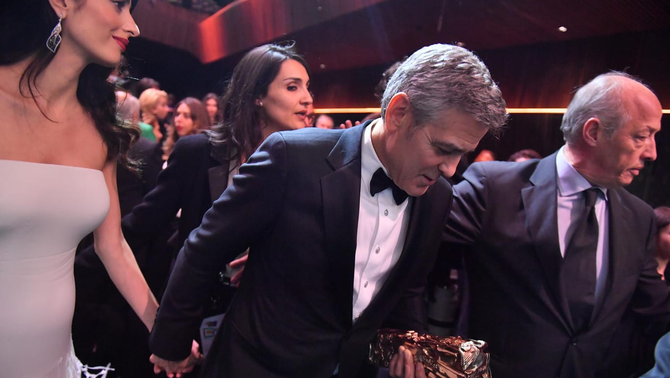 Amal und George Clooney bei der 42. Cesar Show
