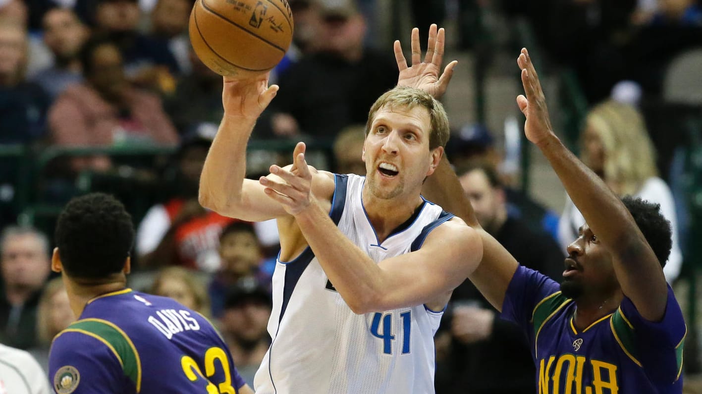 Dirk Nowitzki war gegen New Orleans der zweitbeste Scorer der Mavericks.