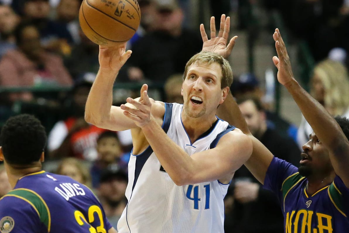 Dirk Nowitzki war gegen New Orleans der zweitbeste Scorer der Mavericks.