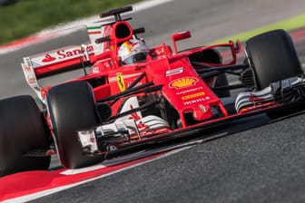 Sebastian Vettel kam mit seinem neuen Ferrari SF70H gut zurecht.
