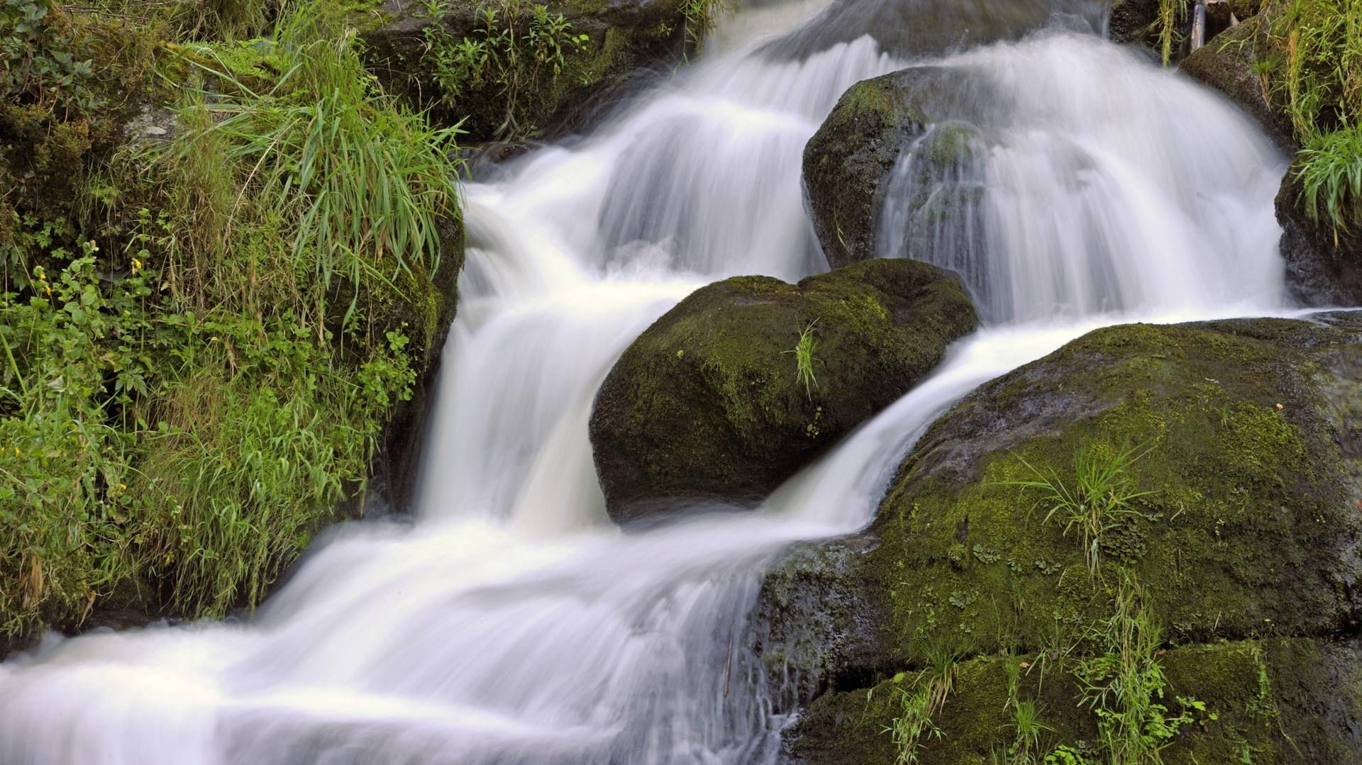 Triberger Wasserfälle: Abends sind die Wasserfälle bis circa 22 Uhr beleuchtet.