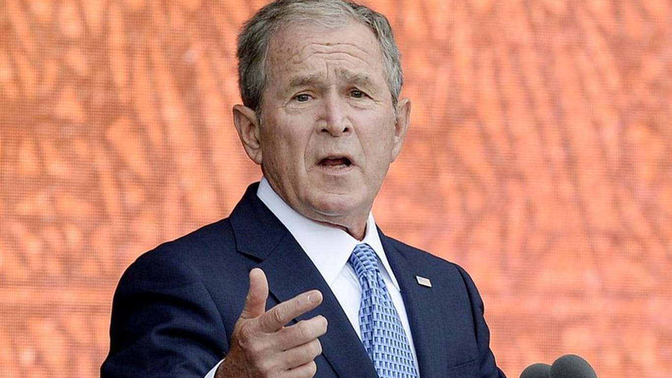 Donald Trump stößt mit seiner Medienschelte auch bei seinem Amtsvorgänger George W. Bush auf Kritik.