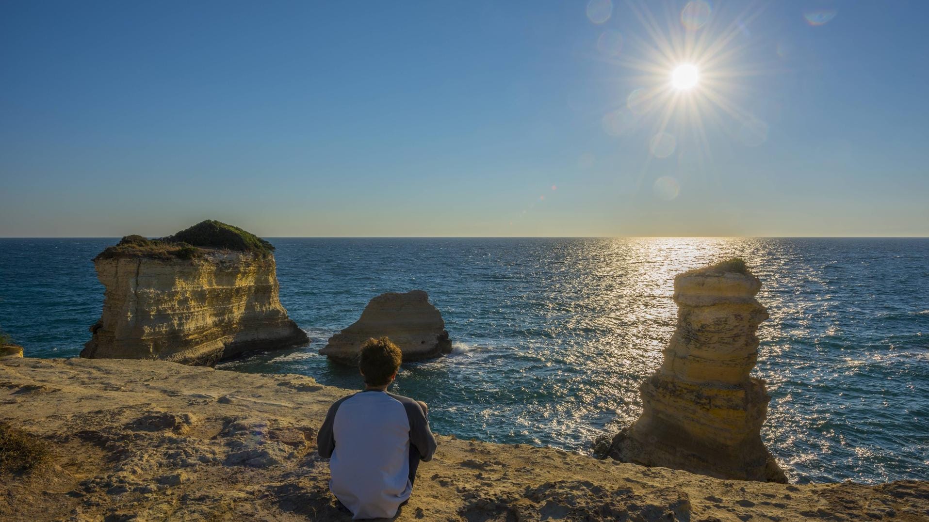 Sonnenaufgang in Torre Sant Andrea in Apulien