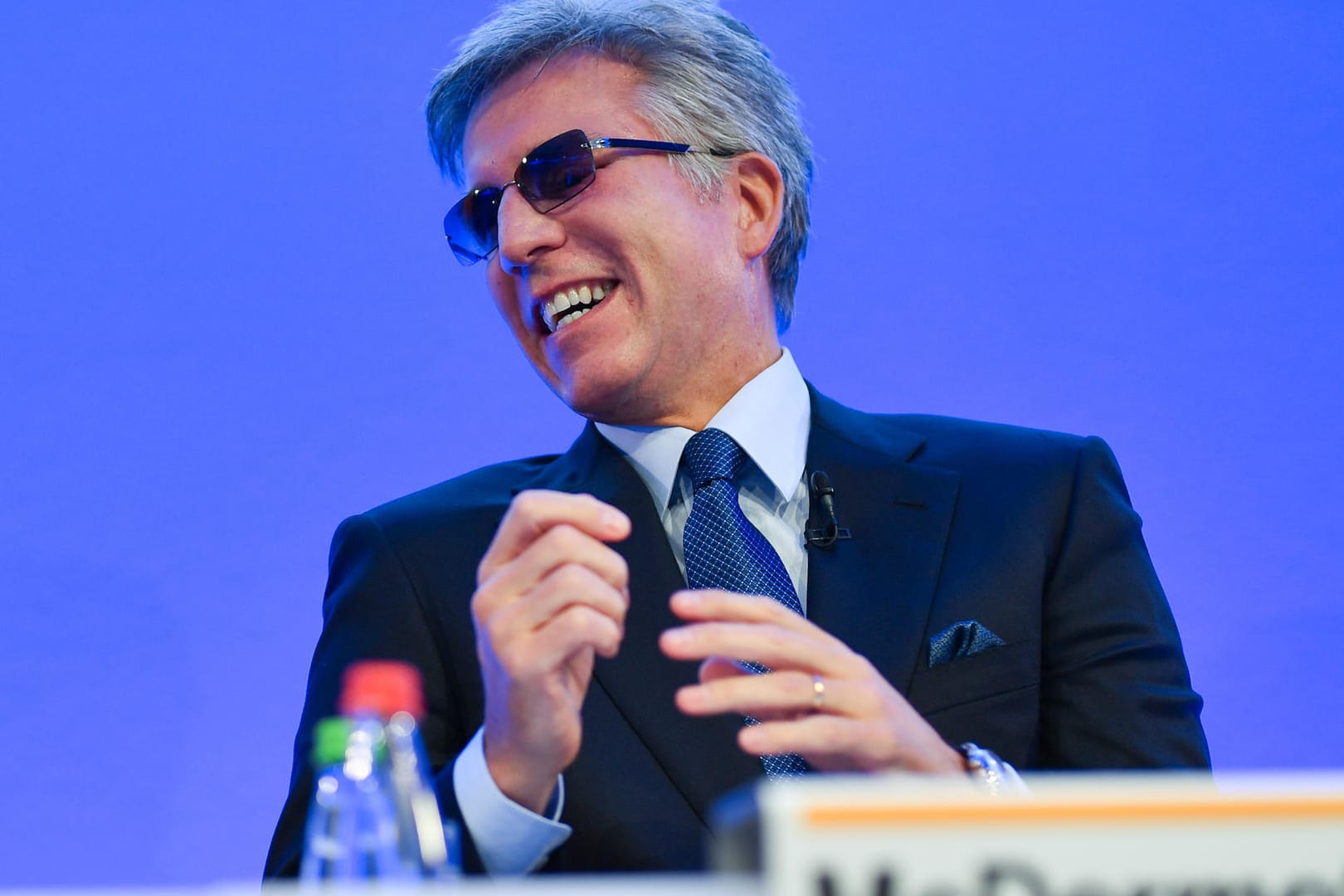 Der Vorstandssprecher des Softwareherstellers SAP, Bill McDermott, vor gut einem Monat bei der Bilanzpressekonferenz.