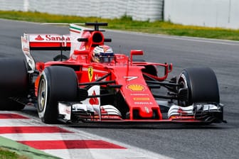 Schnappte Lewis Hamilton bei den Testfahrten in Barcelona die Bestzeit weg: Ex-Weltmeister Kimi Räikkönen.