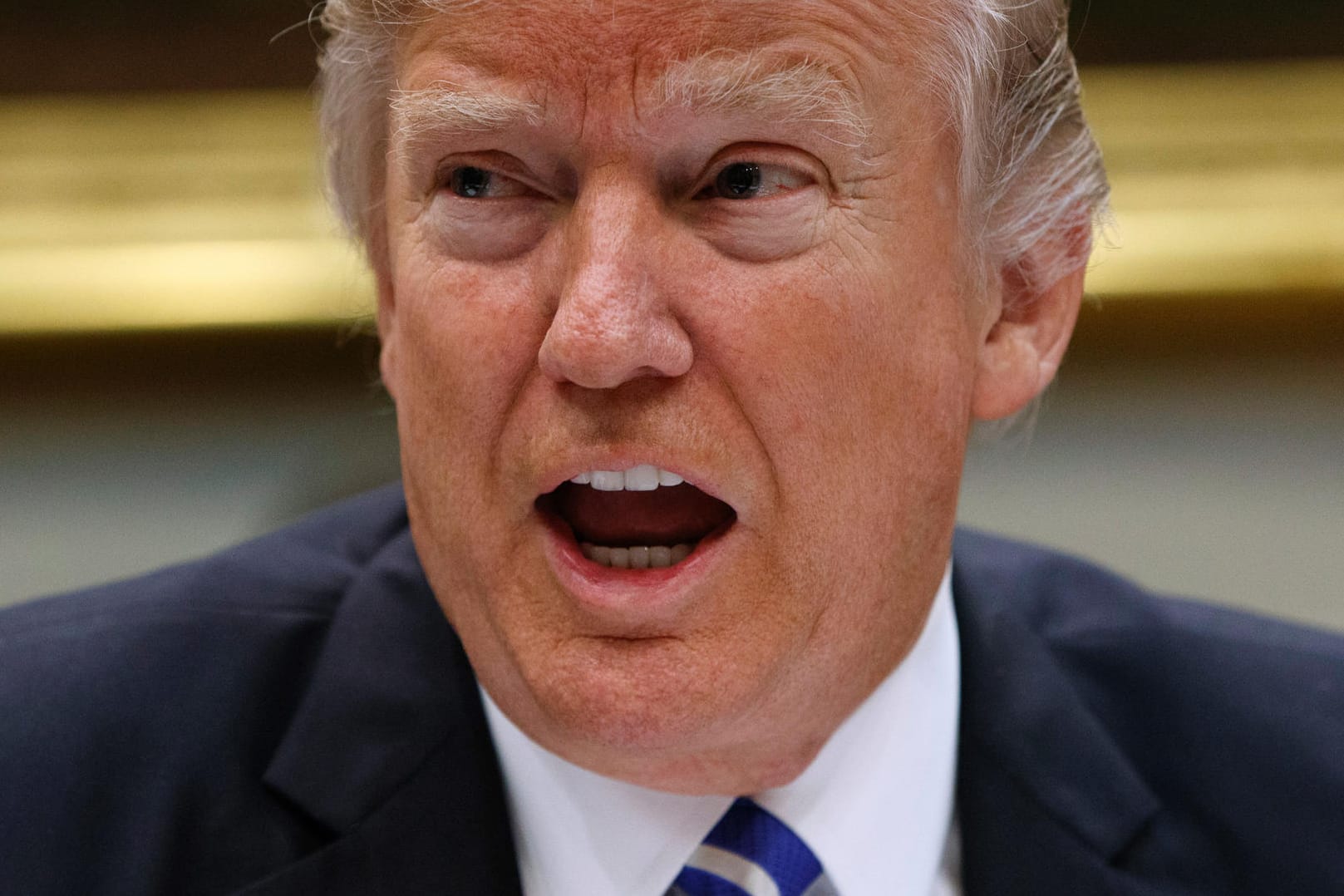 Donald Trump bleibt seinem Leitmotiv "America first" treu.