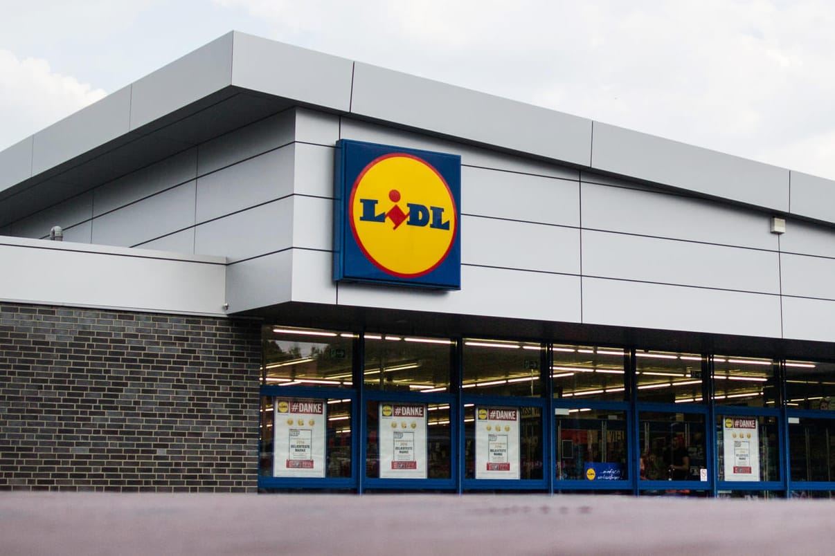 Eine Lidl-Filiale in Herten (Nordrhein-Westfalen).