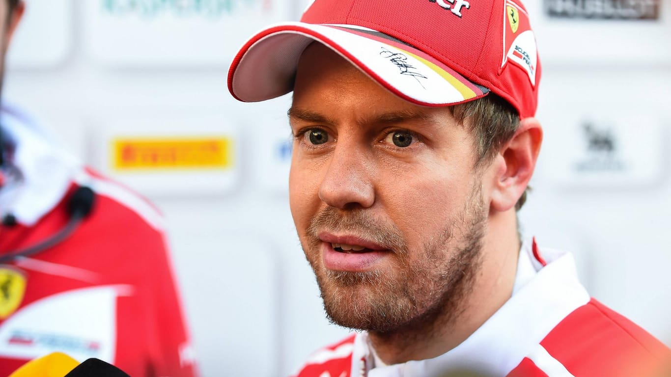 Vorsichtig: Sebastian Vettel will nach den jüngsten Testfahrten mit seinem Ferrari noch nicht in Euphorie verfallen.