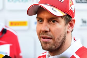 Vorsichtig: Sebastian Vettel will nach den jüngsten Testfahrten mit seinem Ferrari noch nicht in Euphorie verfallen.