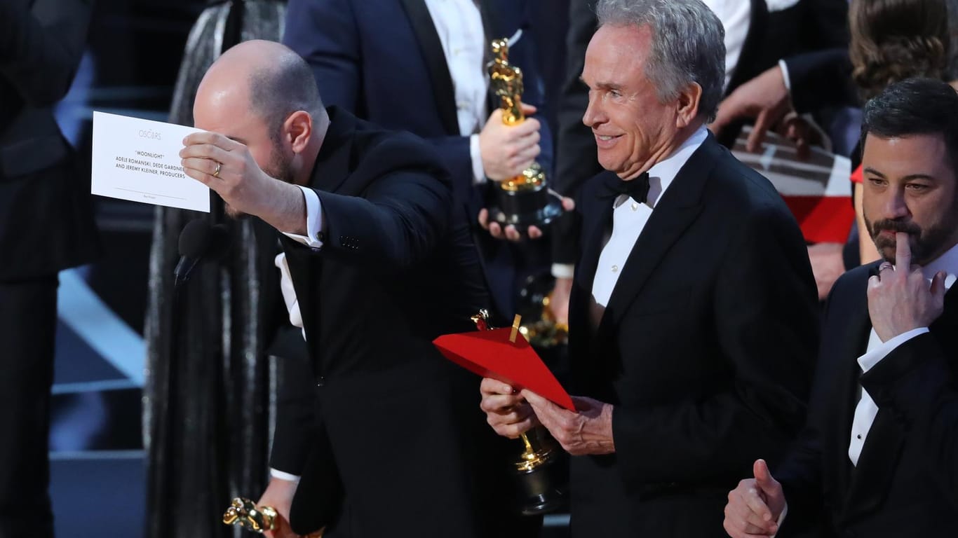 Diese Verwechlsung bei der Oscar-Verleihung war eine Mega-Panne.