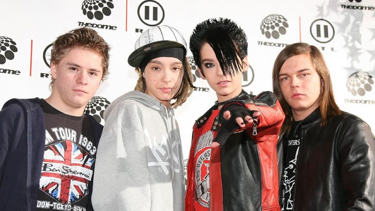Gustav, Tom, Bill und Georg von Tokio Hotel (v.l.).