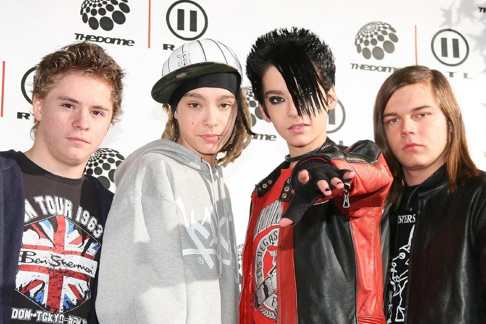 Gustav, Tom, Bill und Georg von Tokio Hotel (v.l.).