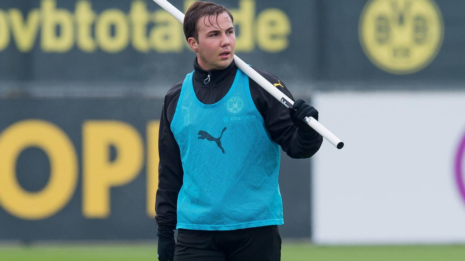 Mario Götze, hier beim Training im Februar in Dortmund.