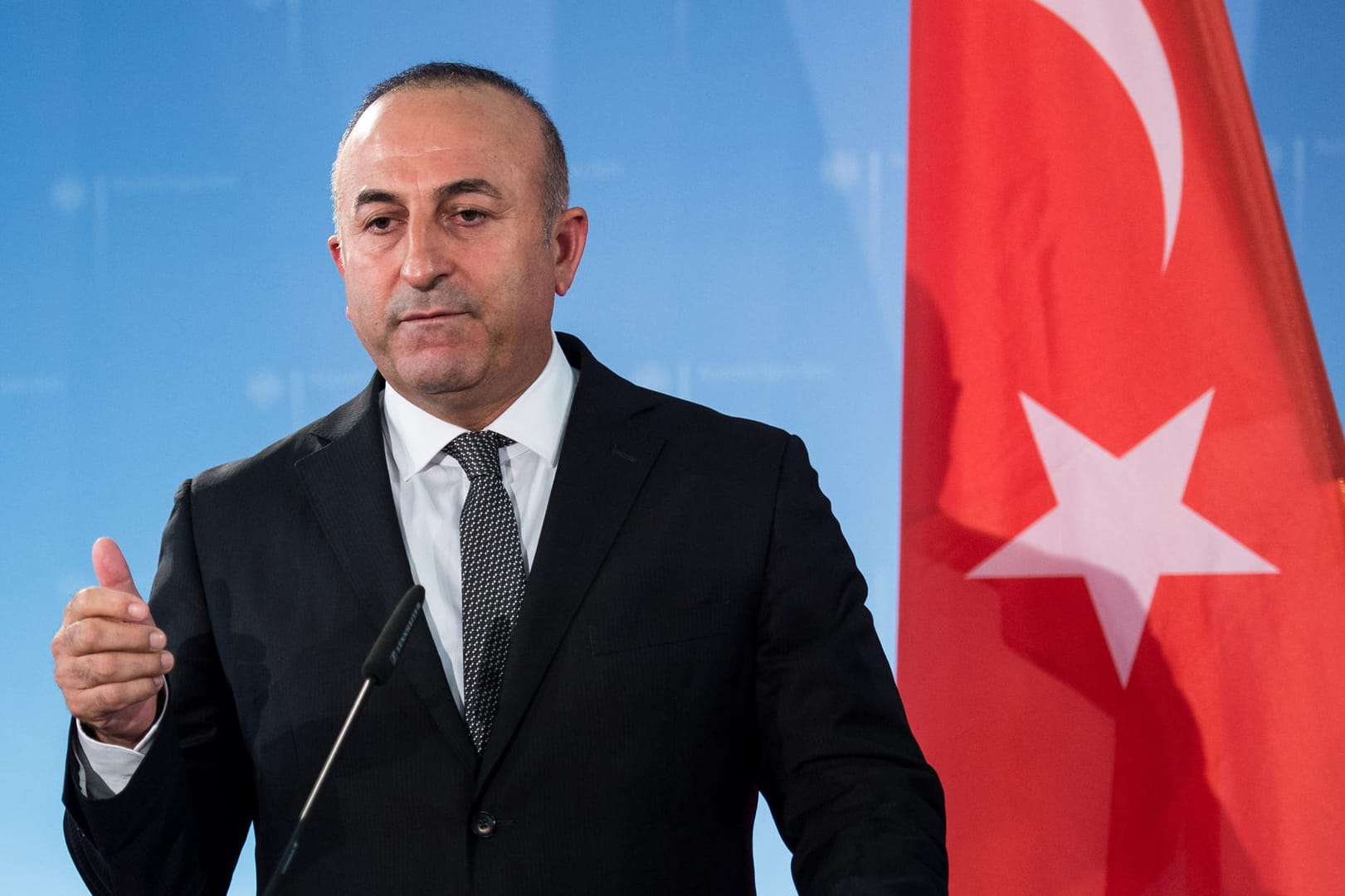 Türkischer Außenminister Mevlüt Cavusoglu.