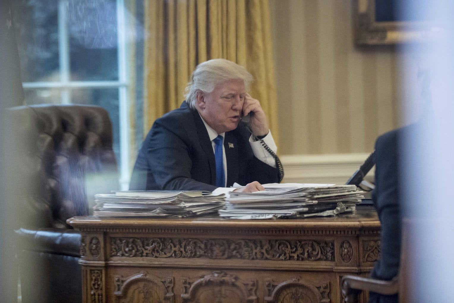 Donald Trump am Telefon: Hat Barack Obama ihn abhören lassen? Wohl nicht.