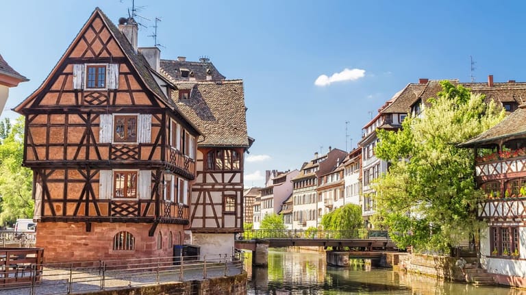 Der Stadtteil Petite France ist die historische Altstadt in Strasbourg
