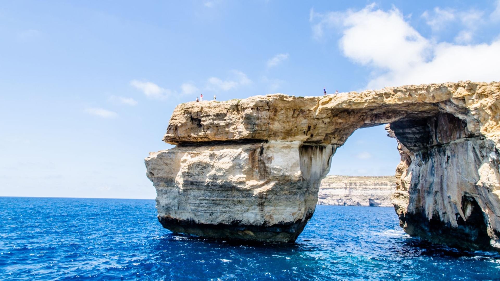 So leider nicht mehr zu sehen: Das "Azure Window" ist eingestürzt.