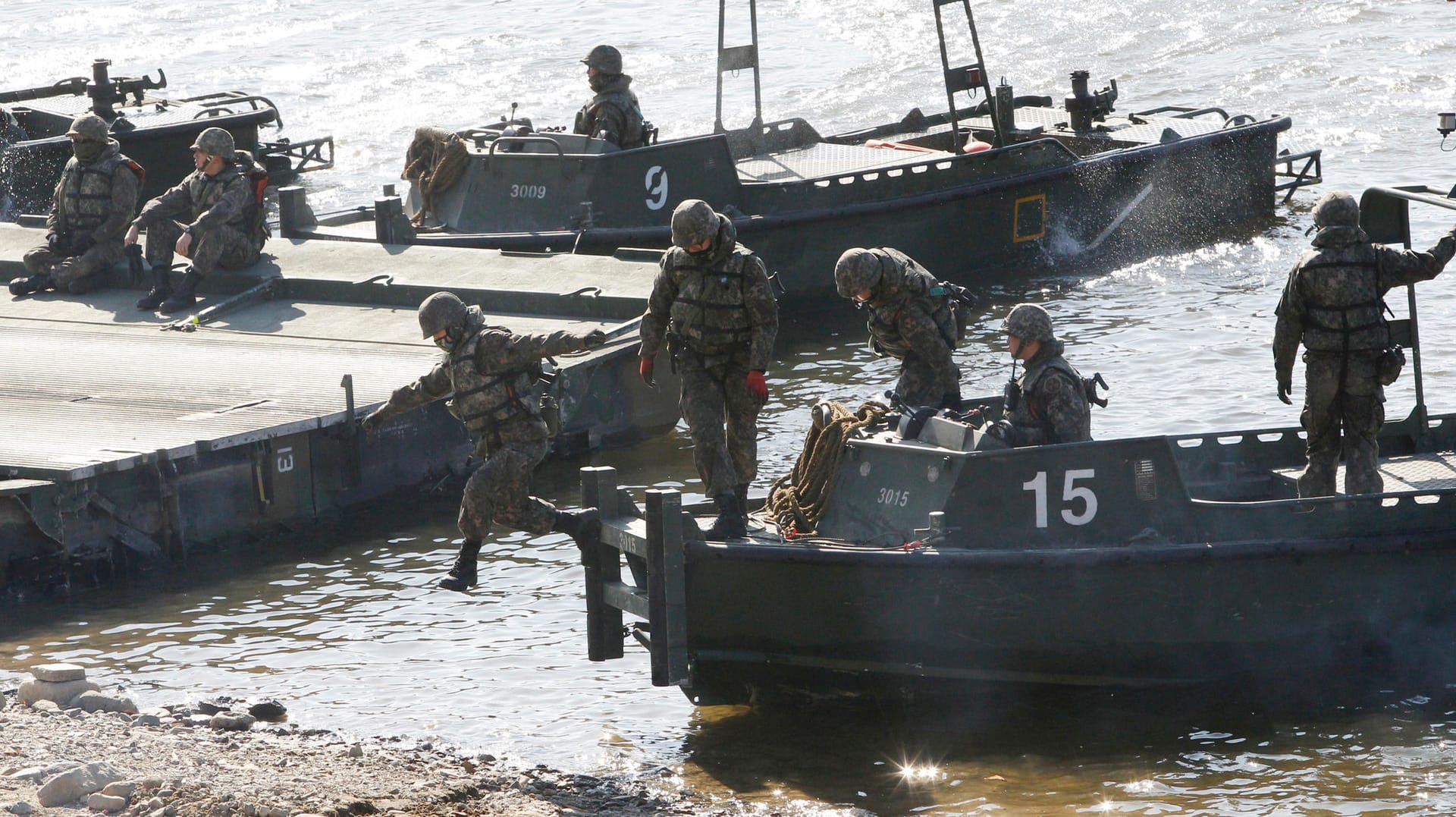 Militärübung in Südkorea.