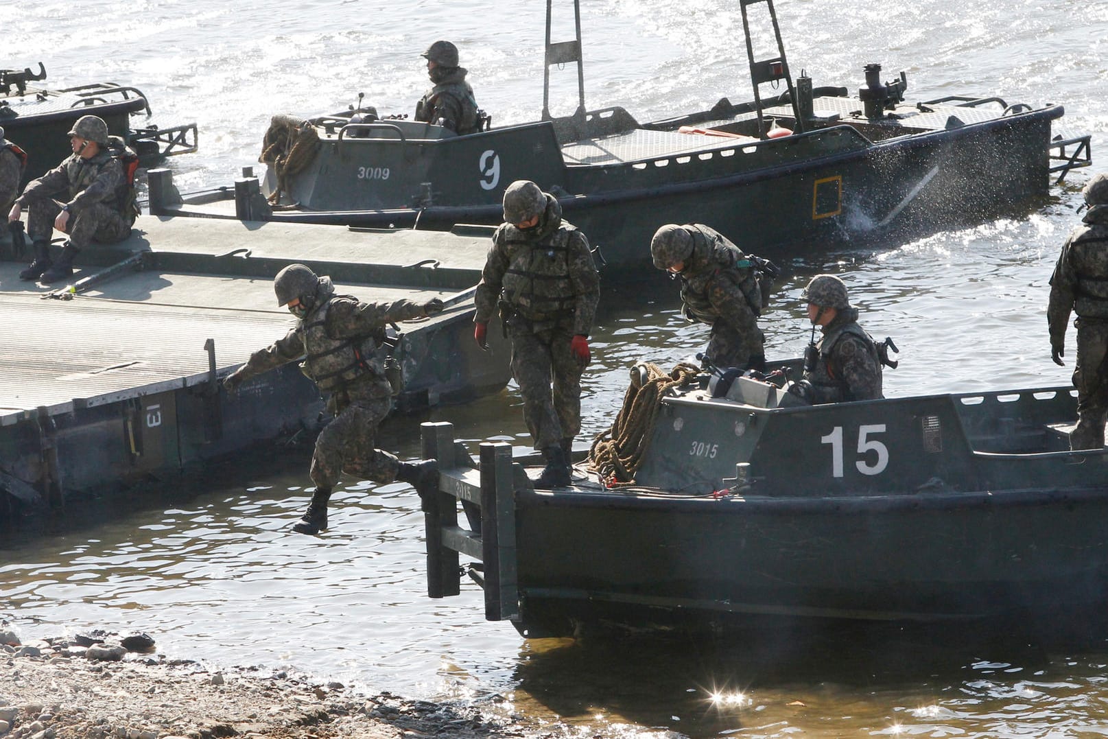 Militärübung in Südkorea.