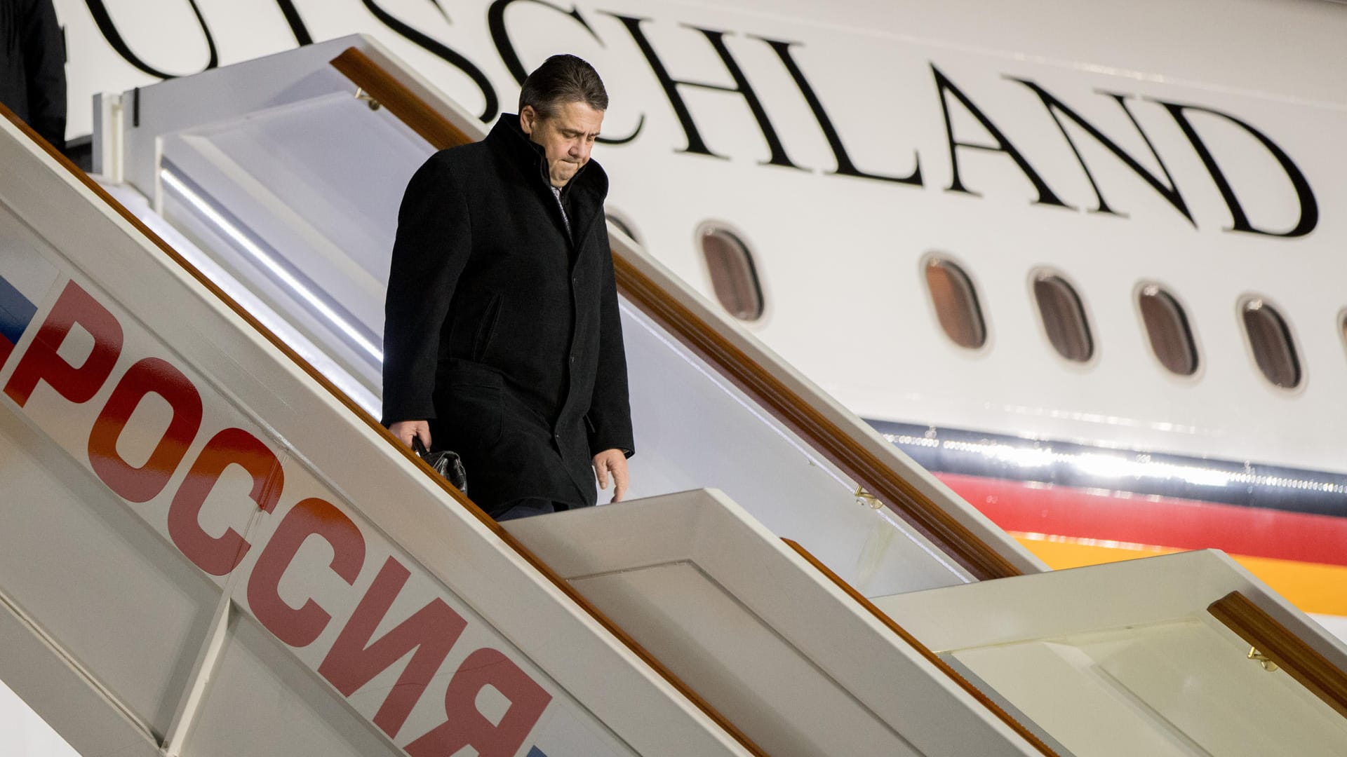 Außenminister Sigmar Gabriel in Moskau.