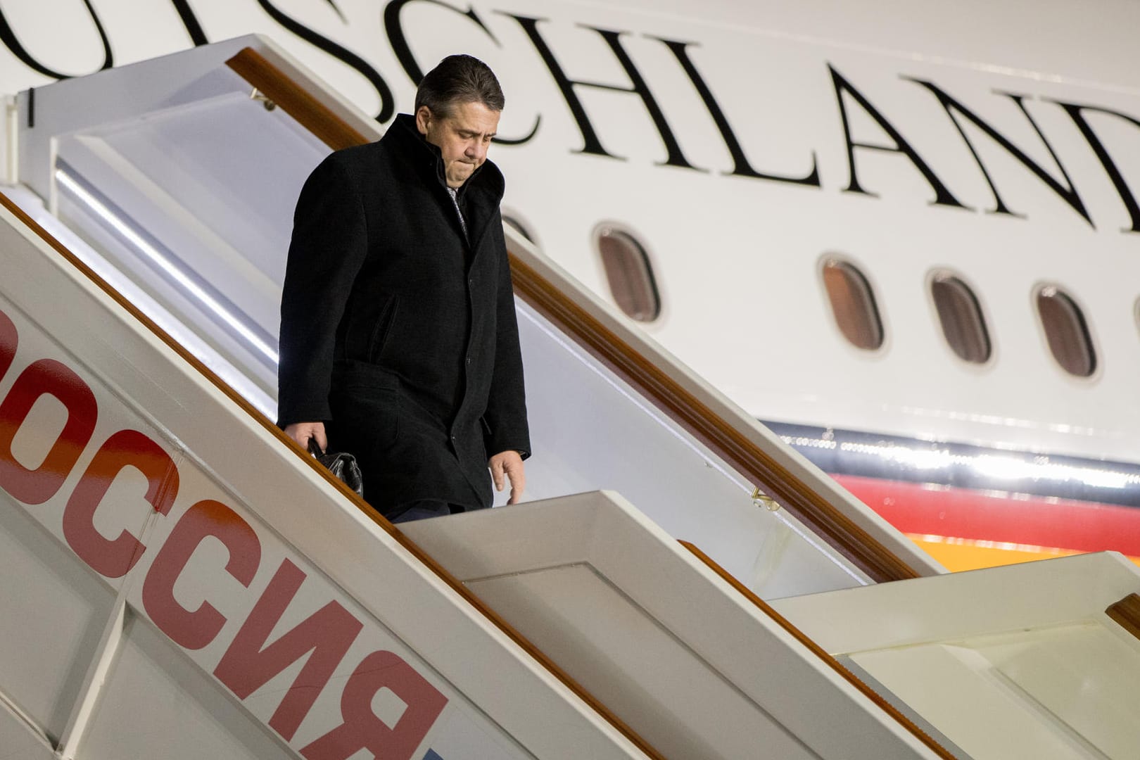 Außenminister Sigmar Gabriel in Moskau.