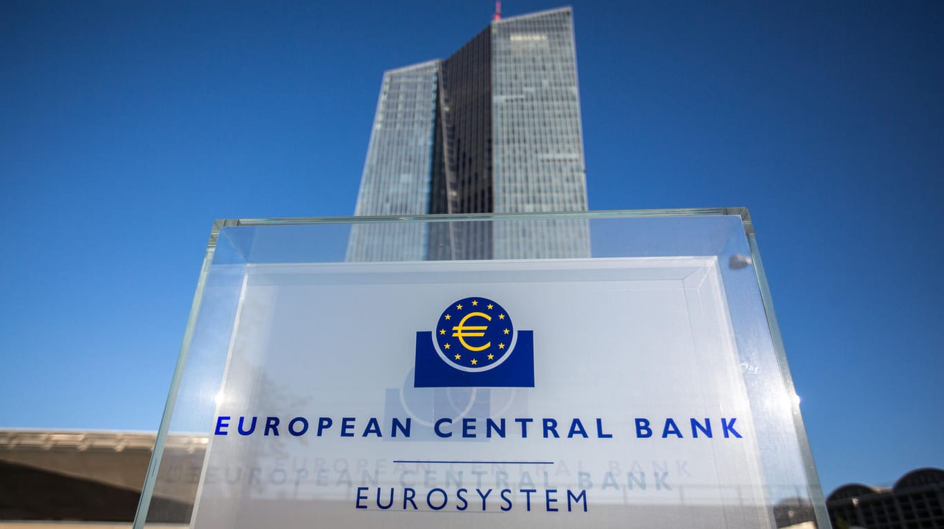 Die Zentrale der Europäischen Zentralbank.